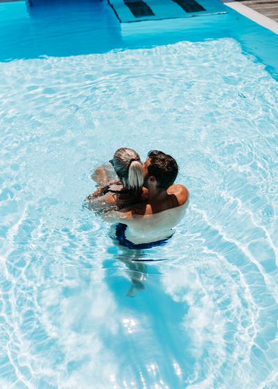 Beheizter Außenpool