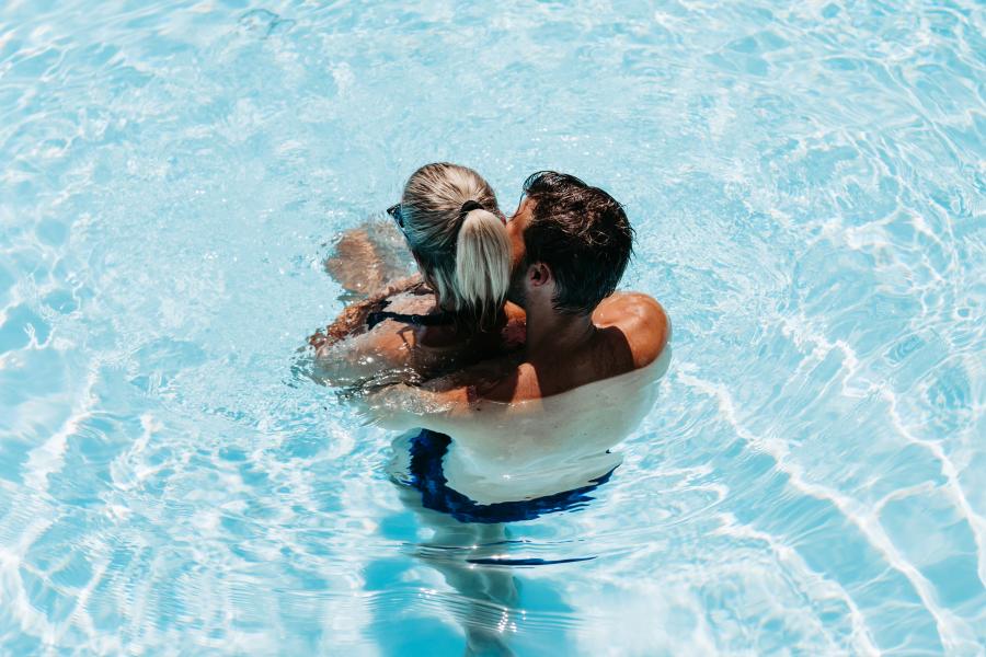 Beheizter Außenpool